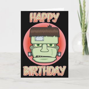 Cartão Frankenstein's Monster Birthday Card