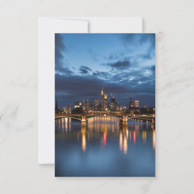 Cartão Frankfurt am Main Alemanha (Frente)