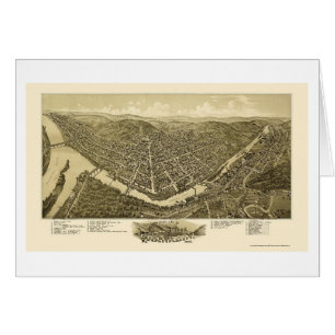Cartão Franklin, mapa panorâmico do PA - 1901