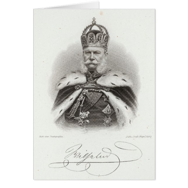 Cartão Franz-Joseph mim de Áustria (Frente)