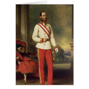 Cartão Franz Joseph mim, imperador de Áustria