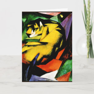 Cartão Franz Marc painting, Tiger