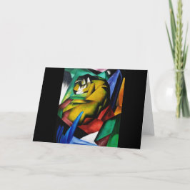 Cartão Franz Marc, Tigre de Belas Artes