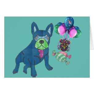 Cartão Französische Bulldogge Karte