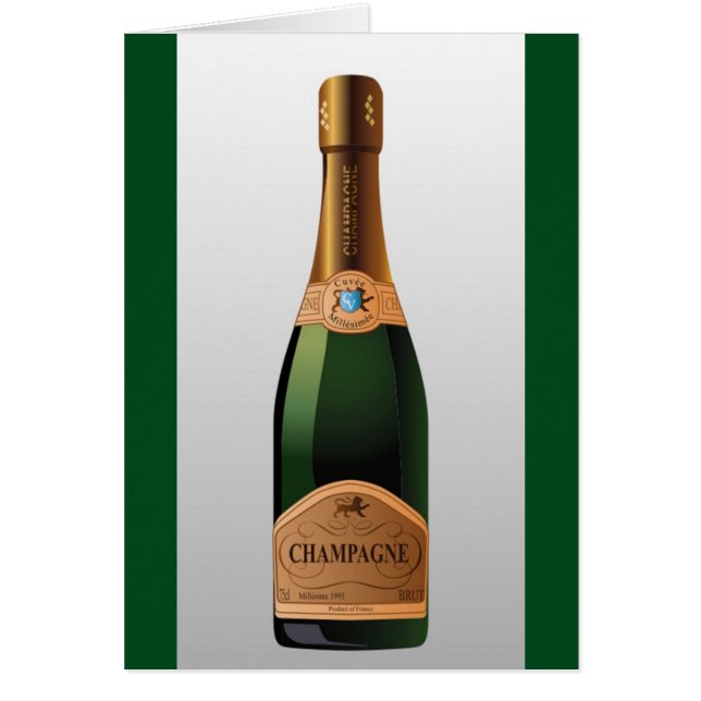 CARTÃO FRASCO DE CHAMPAGNE (Frente)