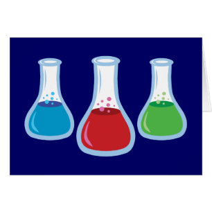 Cartão Frascos de Ciência