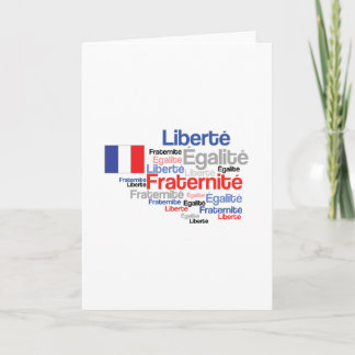Cartão Fraternidade da Liberdade - Dia da Bastilha France