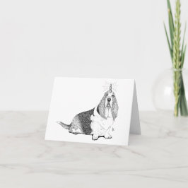 Cartão Fred Bassetcorn