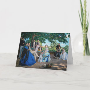 Cartão Frédéric Bazille - A Reunião de Família
