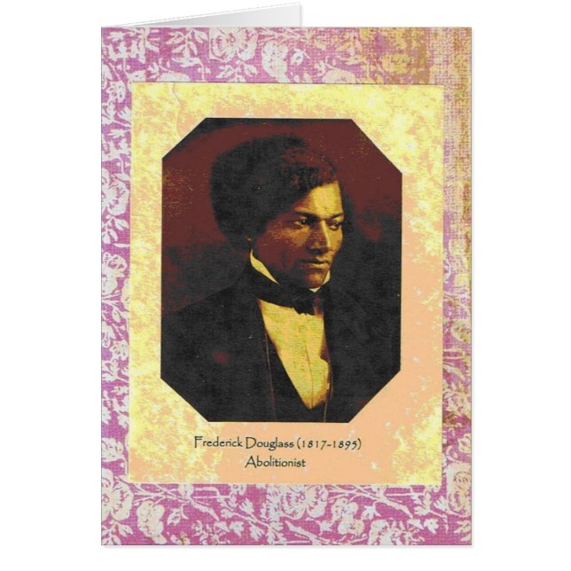 Cartão Frederick Douglass (Frente)