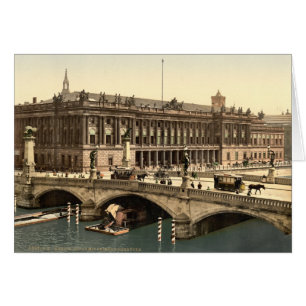 Cartão Fredericks Bridge and the BCourse, Berlim, Alemanh