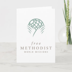 Cartão Free Methodist Mission Note Card