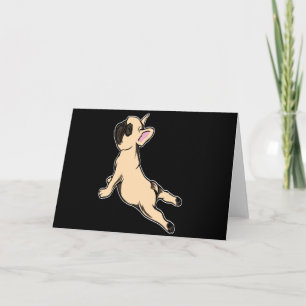 Cartão French Bulldog Frenchie Lovely Yoga Cute Dog Gift