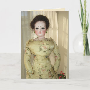 Cartão French Fashion Doll Greeting Card - Blank