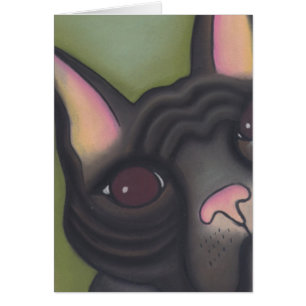 Cartão Frenchie por Robyn Feeley