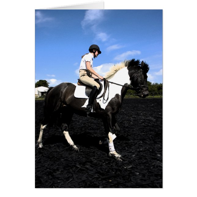 cartão fresco de garanhão (Frente)