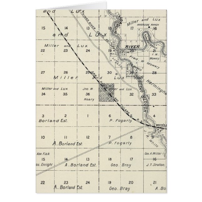 Cartão Fresno County, Califórnia 10 (Frente)
