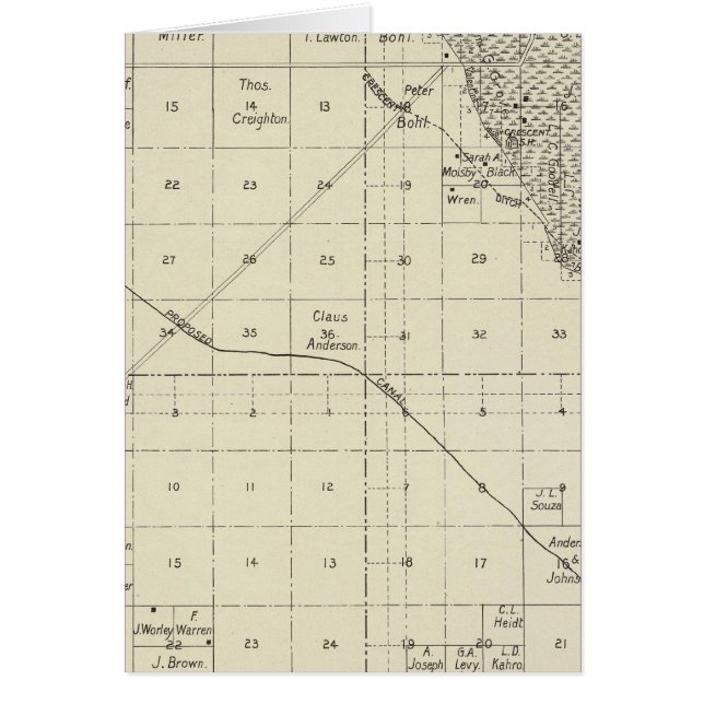 Cartão Fresno County, Califórnia 29 (Frente)