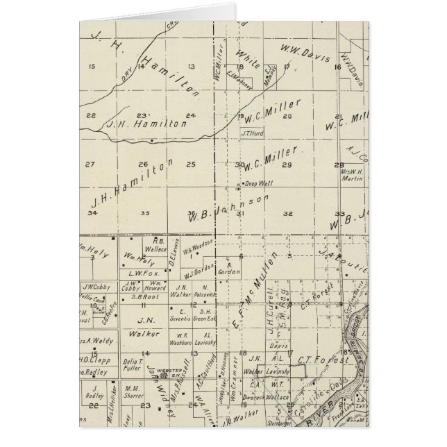 Cartão Fresno County, Califórnia 3 (Frente)