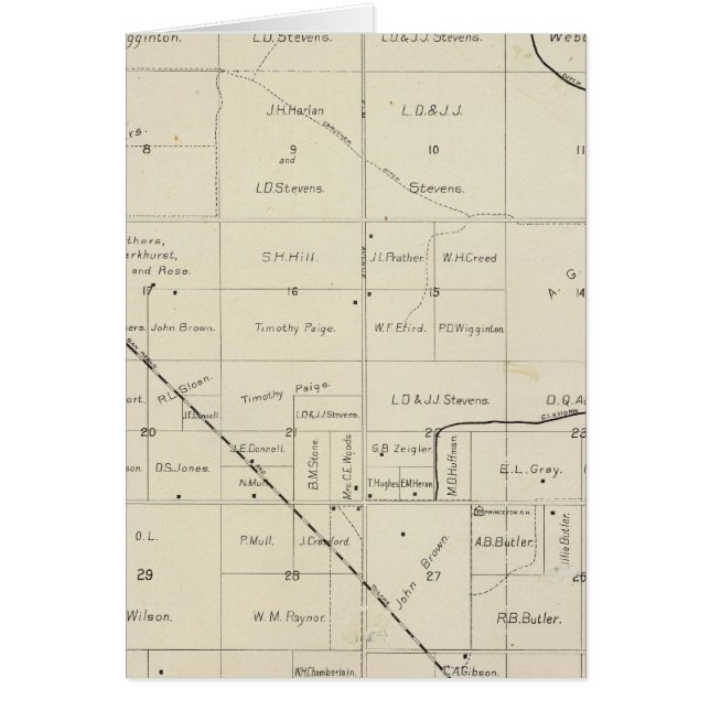 Cartão Fresno County, Califórnia 33 (Frente)