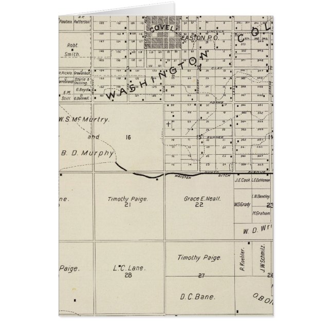 Cartão Fresno County, Califórnia 6 (Frente)