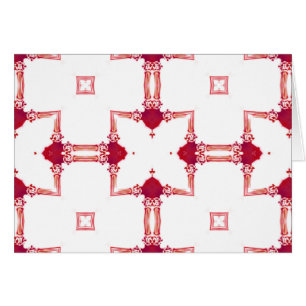 Cartão Fretwork magenta urbano chique NT do desenhista do