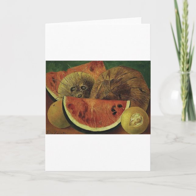 Cartão Frida Kahlo art (Frente)