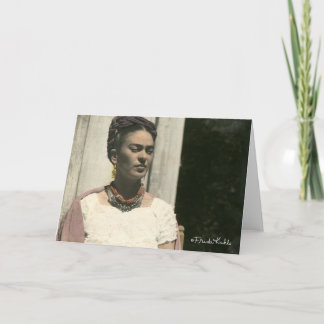 Cartão Frida Kahlo cora fotografia
