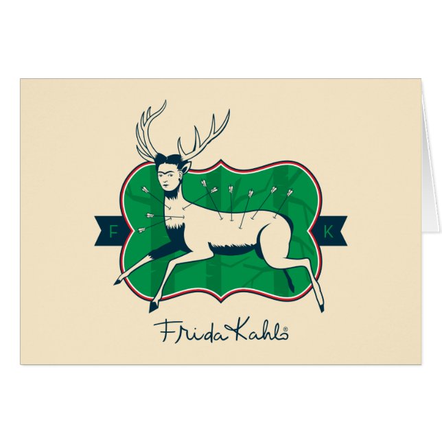 Cartão Frida Kahlo | Feridos (Frente horizontal)