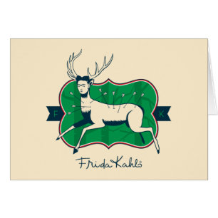 Cartão Frida Kahlo   os cervos feridos