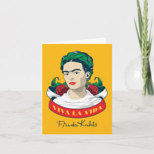 Cartão Frida Kahlo Viva la Vida