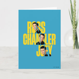 Cartão FRIENDS™   Ross, Chandler e Joey