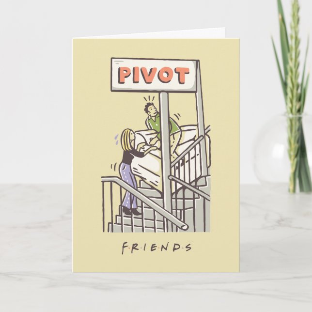 Cartão FRIENDS™ | Ross e Rachel PIVOT (Frente)