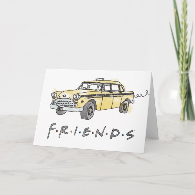 Cartão FRIENDS™ | Táxi (Frente)