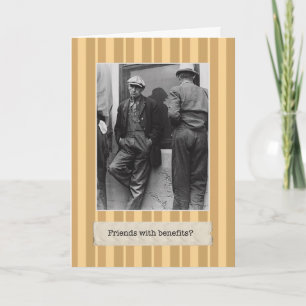 Cartão Friends with Benefits Birthday Card