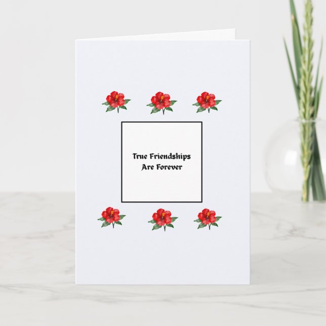 Cartão Friendship-Folded Greeting Card (Frente)