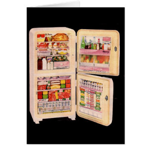 Cartão frigorífico de abundância
