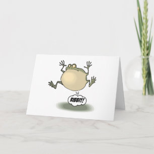Cartão Frog Greeting Card