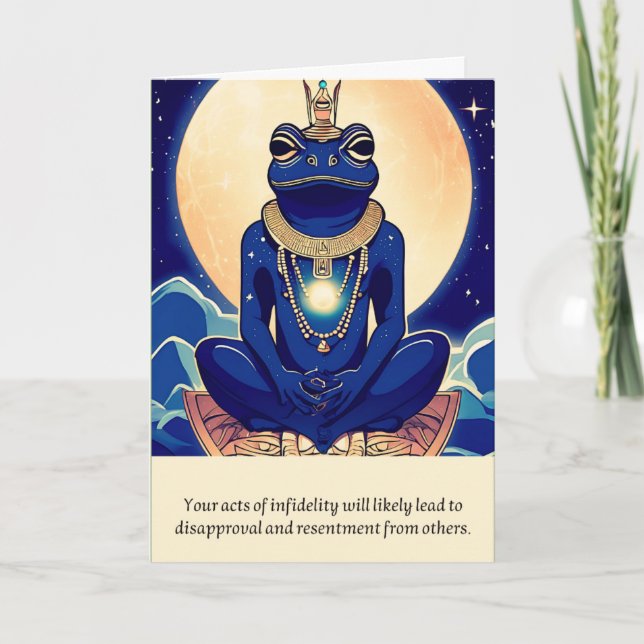 Cartão frog message happy birthday (Frente)