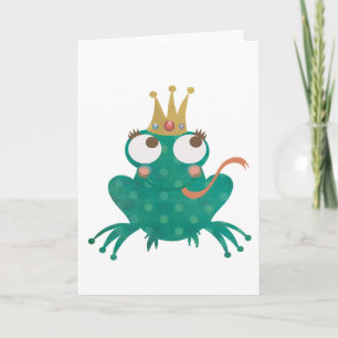 Cartão Frog Prince Greeting Card