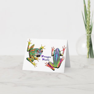 Cartão Frogs Rule Note Cards