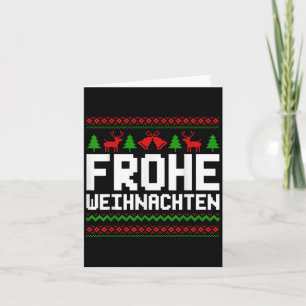 Cartão Frohe Weihnachten Feliz Natal Em Alemão Engraçado