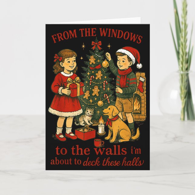 Cartão From The Windows To The Walls Christmas Fun  (Frente)