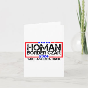 Cartão Fronteira Czar Tom Homan Trump 47º Presidente Elei
