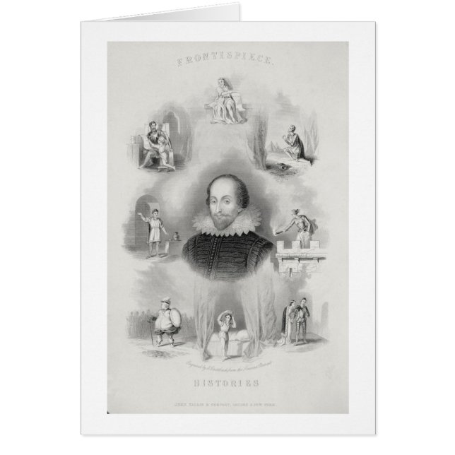 Cartão Frontispiece para as "histórias, 'do Comple (Frente)
