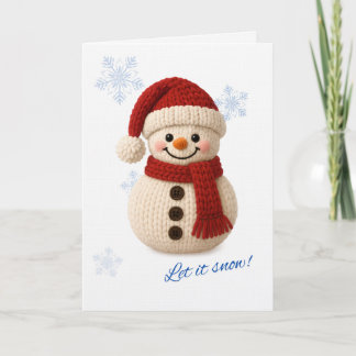 Cartão Frosty hugs & snowy smiles