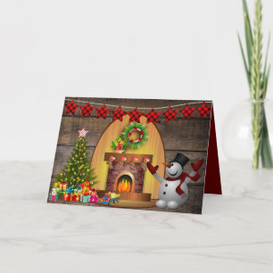 Cartão Frosty The Snowman Christmas