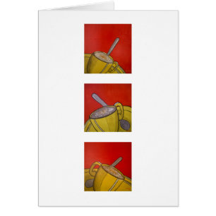 Cartão Frothy do café (séries)