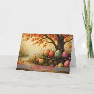 Cartão Frühlingsblütenzauber mit Ostereierpracht