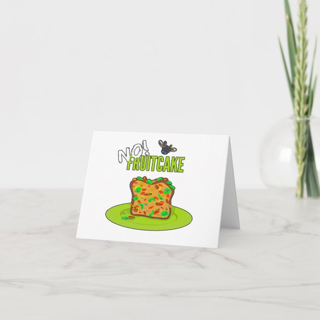 Cartão Fruitcake engraçado (Frente)